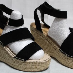 DV by Dolce Vita Black Wedge Espadrilles
